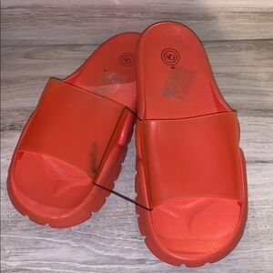 Women's Orange Uo Skye Molded Slide Sandal